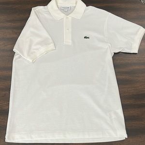 Lacoste L1212 White Polo - Size 4 / Medium
